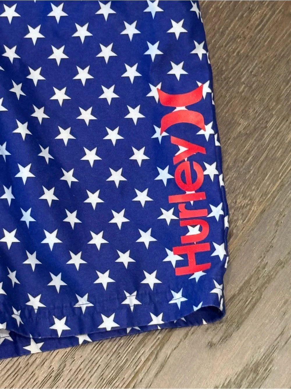 Hurley Blue Star Print Kids Swim Shorts